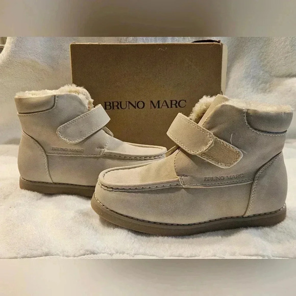 Bruno Marc light tan 12c fur girl boots - Picture 9 of 15